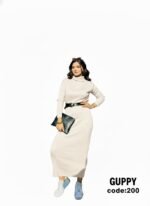 بيزك ساده طويل+حزام - Image 2