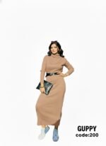 بيزك ساده طويل+حزام - Image 3