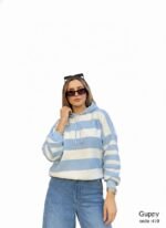 بلوفر مقلم بالعرض كابتشو