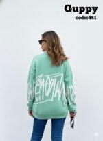 بلوفر اوفر سايز كتابه علي الصدر - Image 3