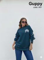 بلوفر اوفر سايز كتابه علي الصدر - Image 2