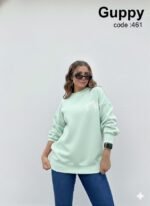 بلوفر اوفر سايز كتابه علي الصدر - Image 8