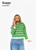 بلوفر مقلم هاي وسط - Image 2