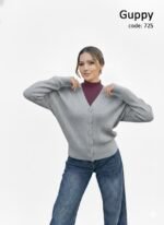 بلوفر صف زراير سادة - Image 4