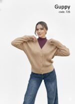 بلوفر صف زراير سادة - Image 5